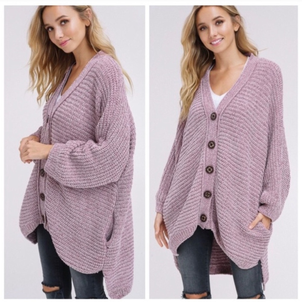 Super Soft Cardigan in Mauve ⚠️LAST ONE❗️⚠️